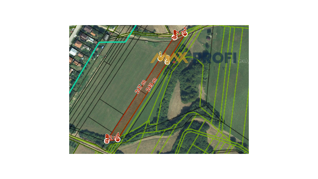 Na predaj pozemok, Podhradie, Martin