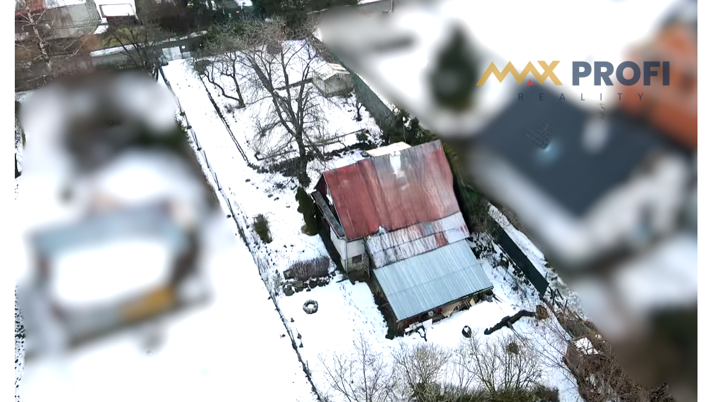 Predaj stavebného pozemku s chatou pri potôčiku, 692m2,  Martin, časť Korunovo