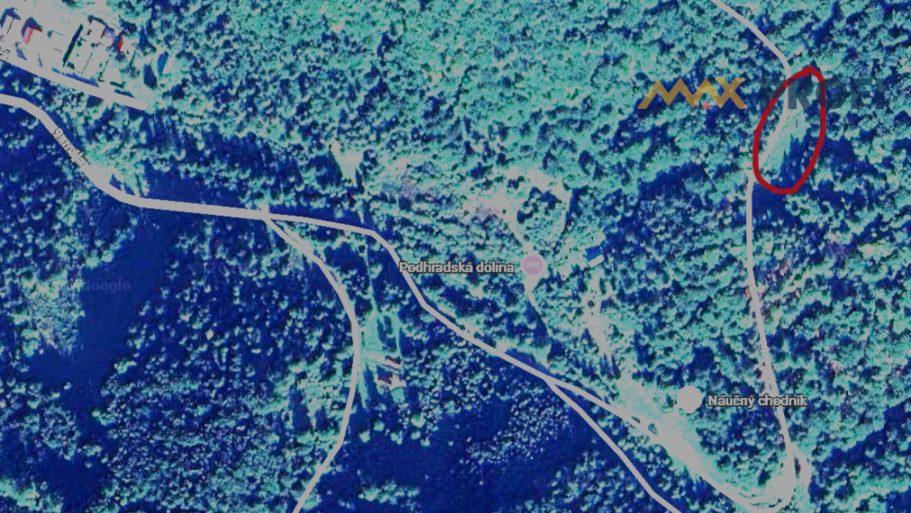 Predaj, pozemok-lúka, uprostred lesa, Podhradie, okr. Martin, 1763m2