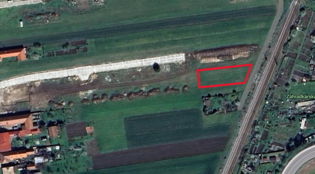 Predaj, pozemok pri novom projekte | 849 m² |  Martin, časť Priekopa